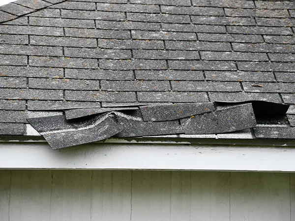 Shingles falling off roof